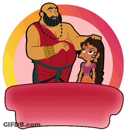 Man With Beard And Woman With Long Hair GIF