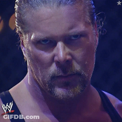 Man With Beard And WWE Logo GIF