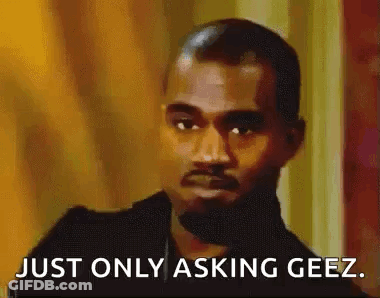 Man With Beard Asking Geez GIF