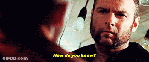 Man With Beard Asking How Do You Know GIF