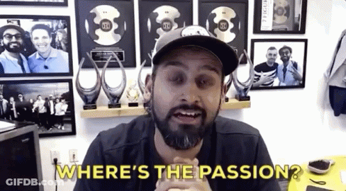 Man With Beard Asking Where Is The Passion GIF