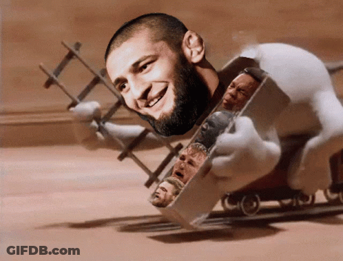 Man With Beard Being Pulled GIF