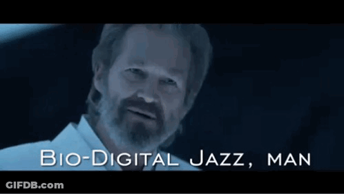 Man With Beard Bio-Digital Jazz Man GIF