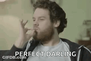 Man With Beard Blowing Kiss Perfect Darling GIF