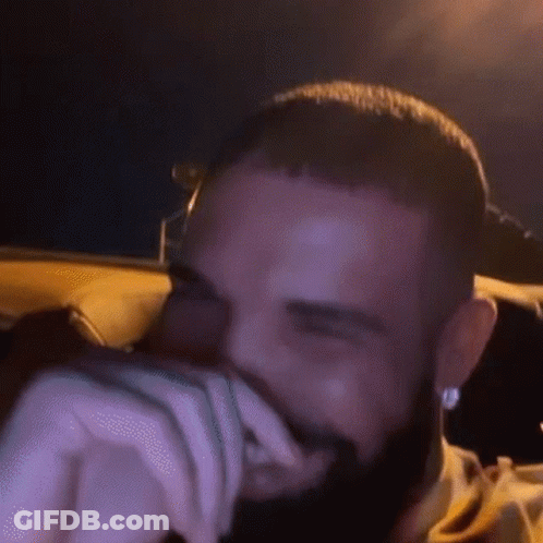 Man With Beard Covering Mouth GIF