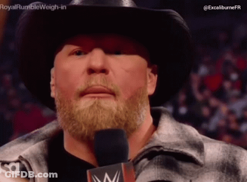 Man With Beard Cowboy Hat Holding Microphone GIF