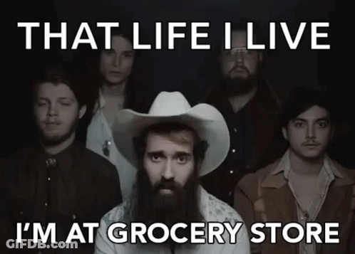 Man With Beard Cowboy Hat Life I Live GIF