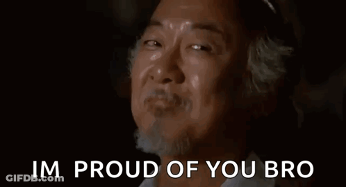 Man With Beard Crying Saying Im Proud Of You Bro GIF
