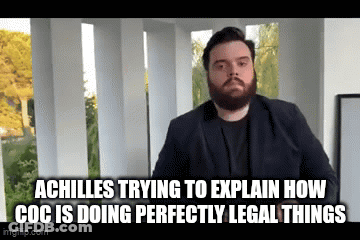 Man With Beard Explaining Coc Doing Legal Things GIF
