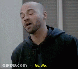 Man With Beard Funny Face No No GIF