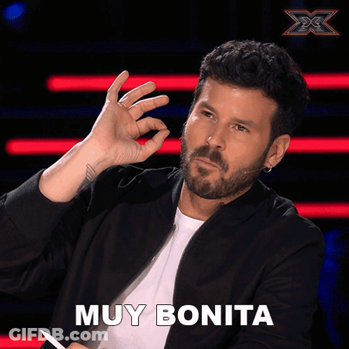 Man With Beard Giving Thumbs Up Muy Bonita GIF