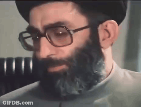 Man With Beard Glasses Hat White Shirt GIF