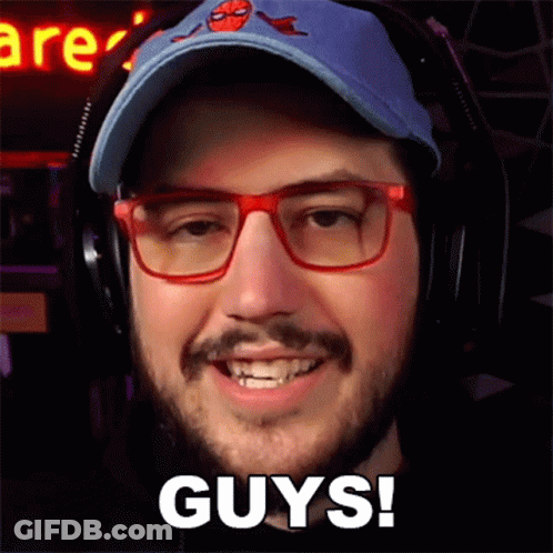 Man With Beard Glasses Headphones Hat GIF