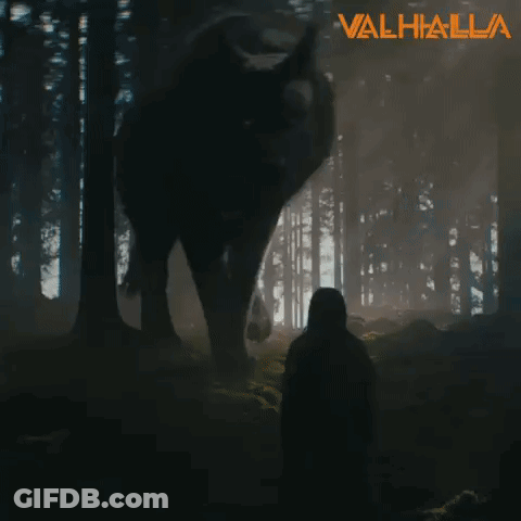 Man With Beard Glasses Viking Helmet Says Tonight We Dine In Valhalla GIF