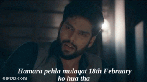 Man With Beard Has February 18Th On Face GIF