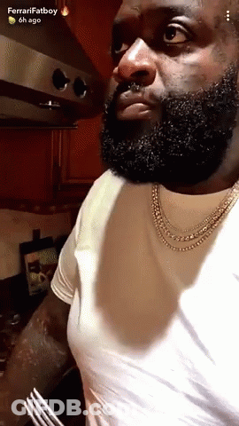 Man With Beard Holding Fork GIF