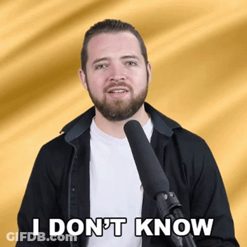 Man With Beard Holding Microphone GIF