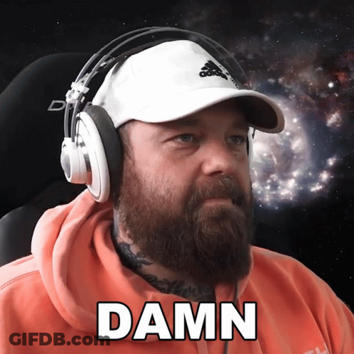 Man With Beard In Adidas Hat And Headphones GIF