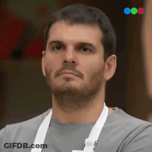 Man With Beard In Apron GIF