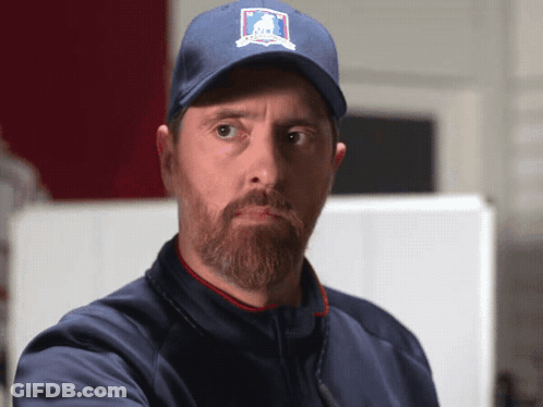 Man With Beard In Baseball Cap Says I'm Aight GIF