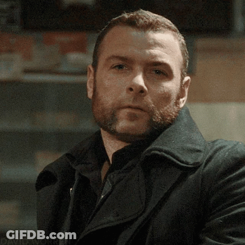 Man With Beard In Black Coat And Shirt GIF
