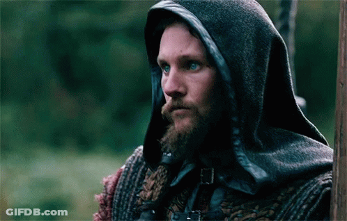 Man With Beard In Black Hood GIF