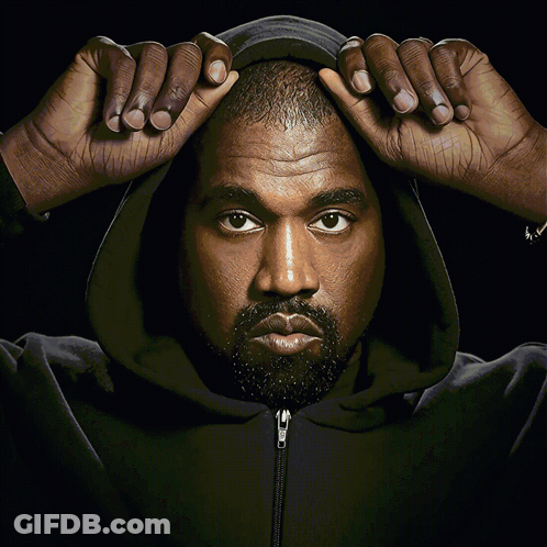 Man With Beard In Black Hoodie GIF