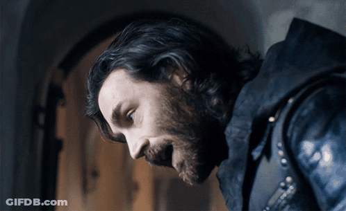 Man With Beard In Black Leather Jacket GIF