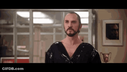Man With Beard In Black Robe GIF