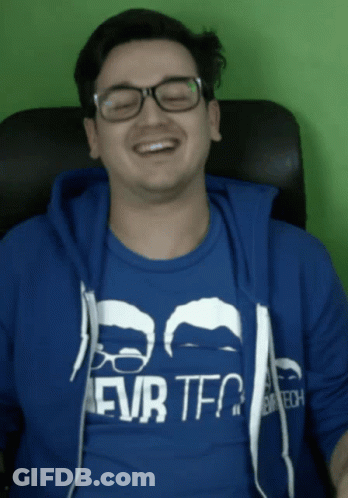 Man With Beard In Black Shirt Saying What's Up Everyone GIF