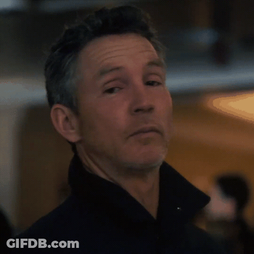 Man With Beard In Black Shirt GIF