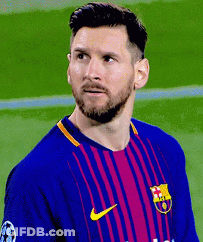 Man With Beard In Blue And Purple Nike Jersey GIF