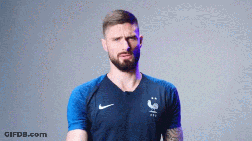 Man With Beard In Blue Nike Shirt GIF