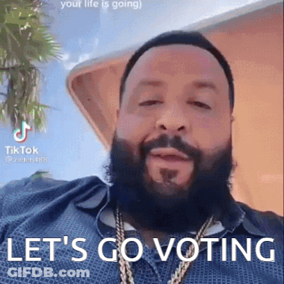 Man With Beard In Blue Shirt And Gold Chain GIF