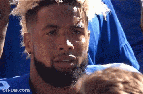 Man With Beard In Blue Shirt Number 5 GIF