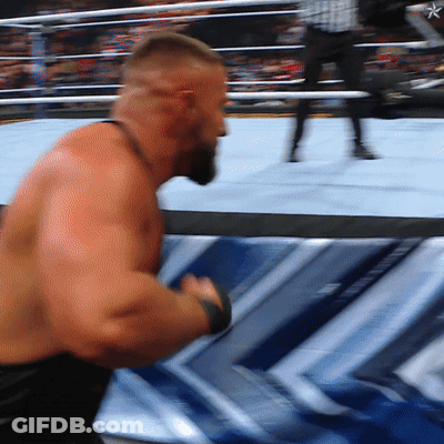 Man With Beard In Boxing Ring GIF