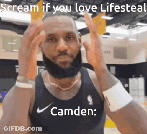 Man With Beard In Camden Tank Top GIF