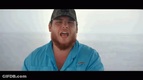 Man With Beard In Columbia Shirt GIF