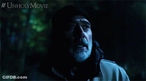 Man With Beard In Darkness #UnholyMovie GIF