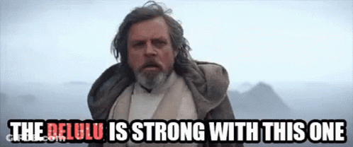 Man With Beard In Desert Saying The Belulu Is Strong GIF
