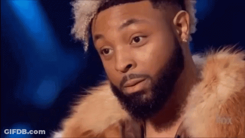 Man With Beard In Fur Coat GIF