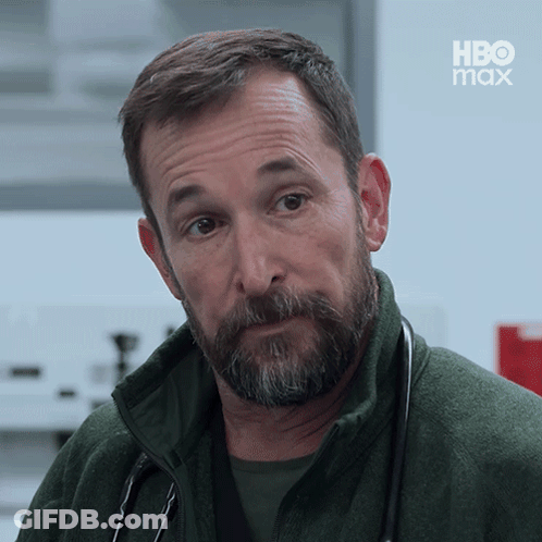 Man With Beard In Green Jacket And Stethoscope HBO Max GIF