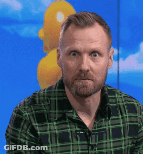 Man With Beard In Green Plaid Shirt Saying G.I. Vine GIF