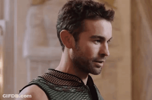 Man With Beard In Green Tank Top GIF