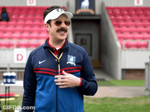 Man With Beard In Hat And Jacket Saying Nein Schadenfreude GIF