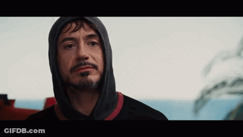 Man With Beard In Hoodie GIF