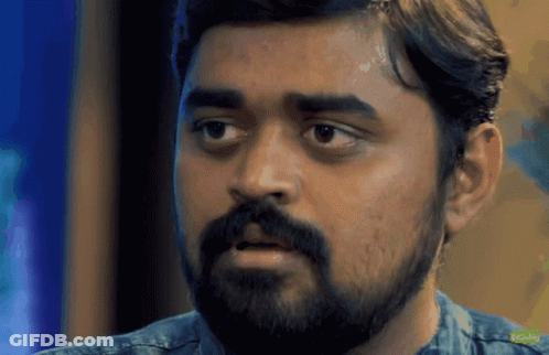 Man With Beard In McCurry Shirt GIF