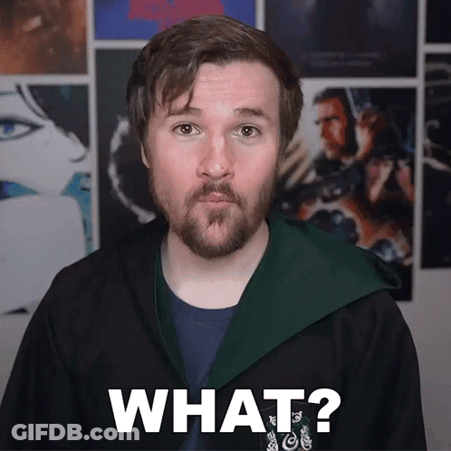 Man With Beard In Metallica Shirt Says Aliens GIF