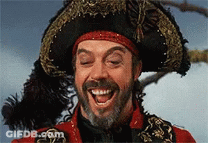 Man With Beard In Pirate Costume Smiling GIF