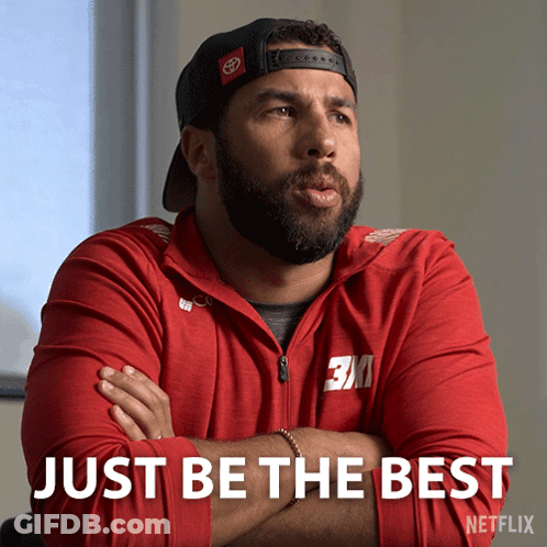 Man With Beard In Red 3M Jacket GIF